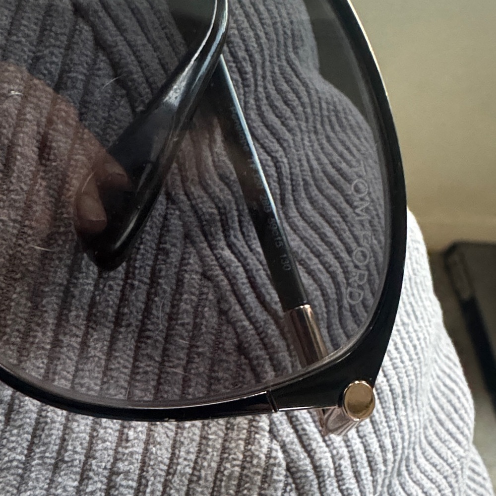 Tom Ford Black and Gold Sunglasses